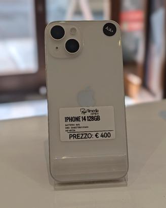 iPhone 14 128GB bianco usato garanzia 