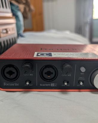 scheda audio focusrite