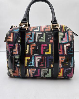 Bauletto Fendi Forever in Zucca Canvas Spalmati Mu