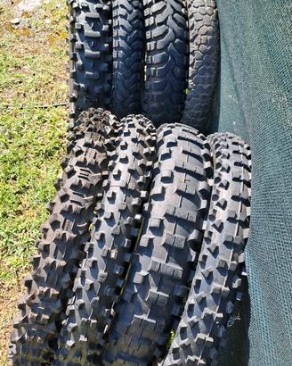 gomme enduro cross usate ma buone 
