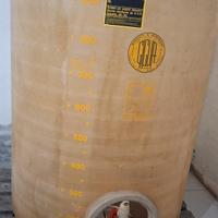 botti in vetro resina per vino 1000 litri