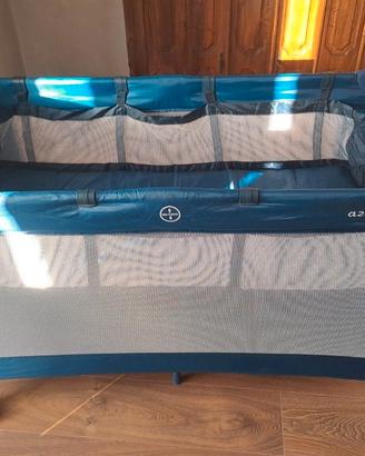 Aziamor lettino da campeggio blu