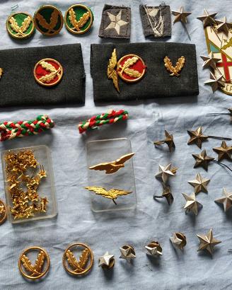 Stellette/Spille Aeronautica militare vintage