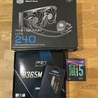 componenti pc (CPU Intel+RAM+scheda madre+dissipa)