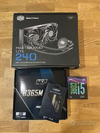 componenti pc (CPU Intel+RAM+scheda madre+dissipa)