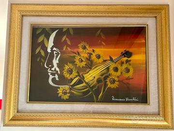 Romano Mussolini Olio su tela