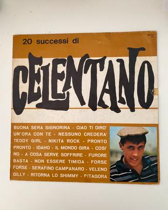 LP 33 giri - 20 successi ADRIANO CELENTANO