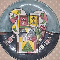 Piatto in Ceramica Ibrahim Kodra