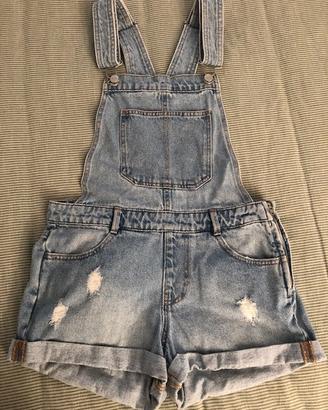 Salopette jeans Pull&Bear