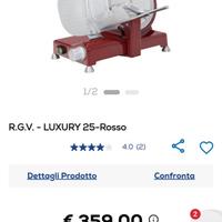 Affettatrice professionale R.G.V. LUXURY 25