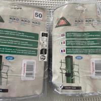 Piastrine per momtaggio rete du pali quadrati