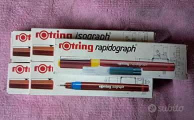 Penne tecniche Rotring Isograph / Rapidograph