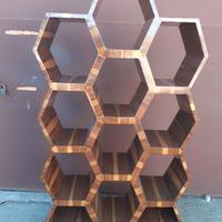 Libreria art deco a nido d' api