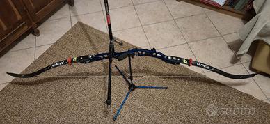 arco olimpionico + tutto l'occorrente per il tiro