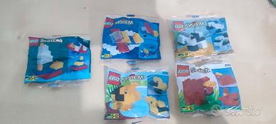 LEGO 5 set promozionali danone 1998