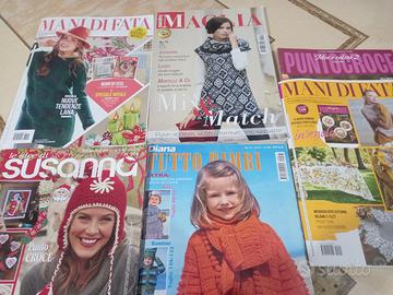 riviste per ricamo e tricot