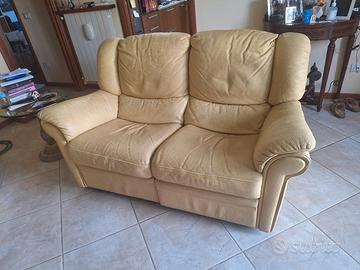 coppia divani 2 sedute, 3 posti, con relax manuale
