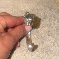 Bracciale argento aperto rigodo