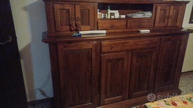 mobile sala legno massello 