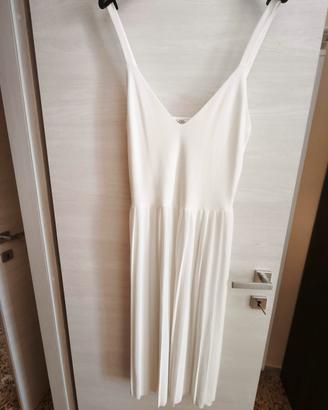 Vestito midi bianco Zara tg. M