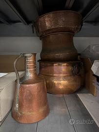 Articoli in rame martellato