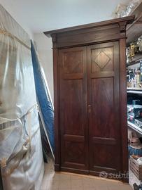 porta in noce massello