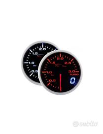 Manometro pressione turbo dual view Depo Racing
