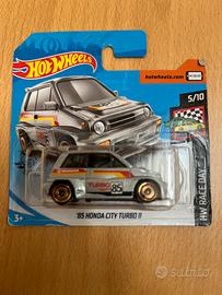 Hot Wheels '85 Honda City Turbo II grigia