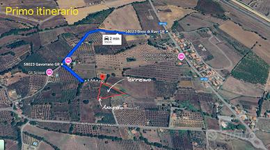 Terreno agricolo 7350 mq. con annesso di 20 mq