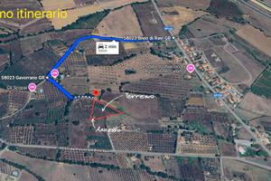 Terreno agricolo 7350 mq. con annesso di 20 mq