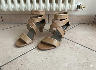 Sandali NeroGiardini in Vera Pelle - TG 39