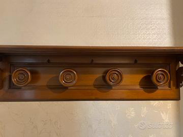 Appendiabiti da muro in legno vintage