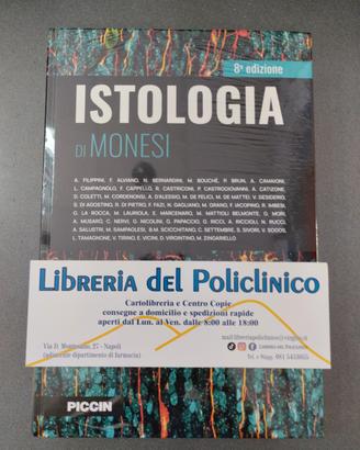 MONESI - ISTOLOGIA 8 ED. PICCIN