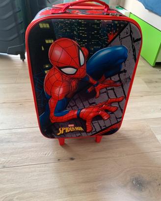 Valigia bambino spider man
