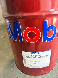 2 Fusti olio motore Mobil HD20W30  SAE 18kg
