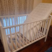 Lettino Pali colore bianco con cassetto