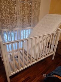 Lettino Pali colore bianco con cassetto