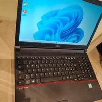 FUJITSU lifebook i5  8 GB ram ssd da 250 gb memori
