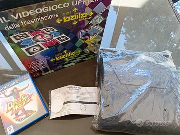 retro games PS2 dancing stage con tappetino