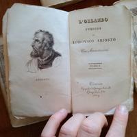L'Orlando Furioso 
Ludovico Ariosto 
1829 6 volumi