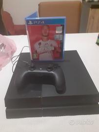  playstation 4   gioco fifa20  un joystick