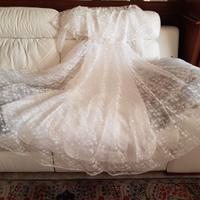 Abito da sposa compreso cappellino e sottogon