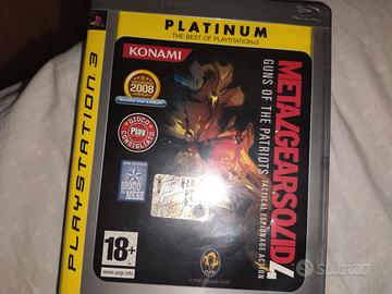Metalgerasolid 4 per ps3