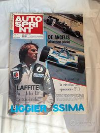 RIVISTA AUTOSPRINT N.4 ANNO 1979 DE ANGELIS AL SET