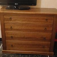 cassettiera in legno arte povera