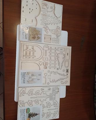 COSTRUZIONE IN LEGNO,  DISEGNI DI NATALE.