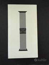 Bracciale maglia milanese nero titanio