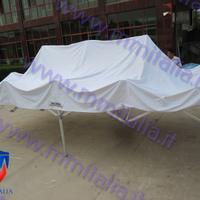 Gazebi Apertura a Forbice 3 x 6 in Alluminio Prof.