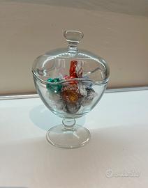 Pasabahce candy box alzatina con coperchio