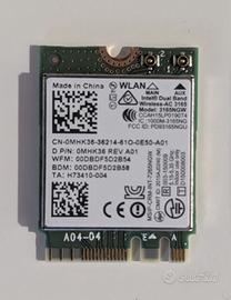 Scheda Wireless Intel AC 3165